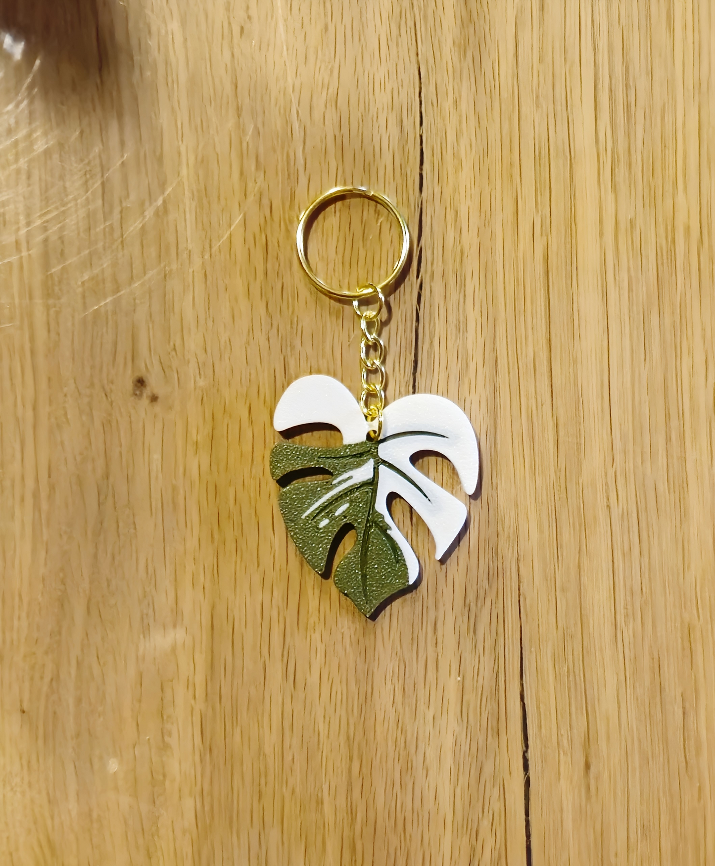 Monstera Schlüsselanhänger