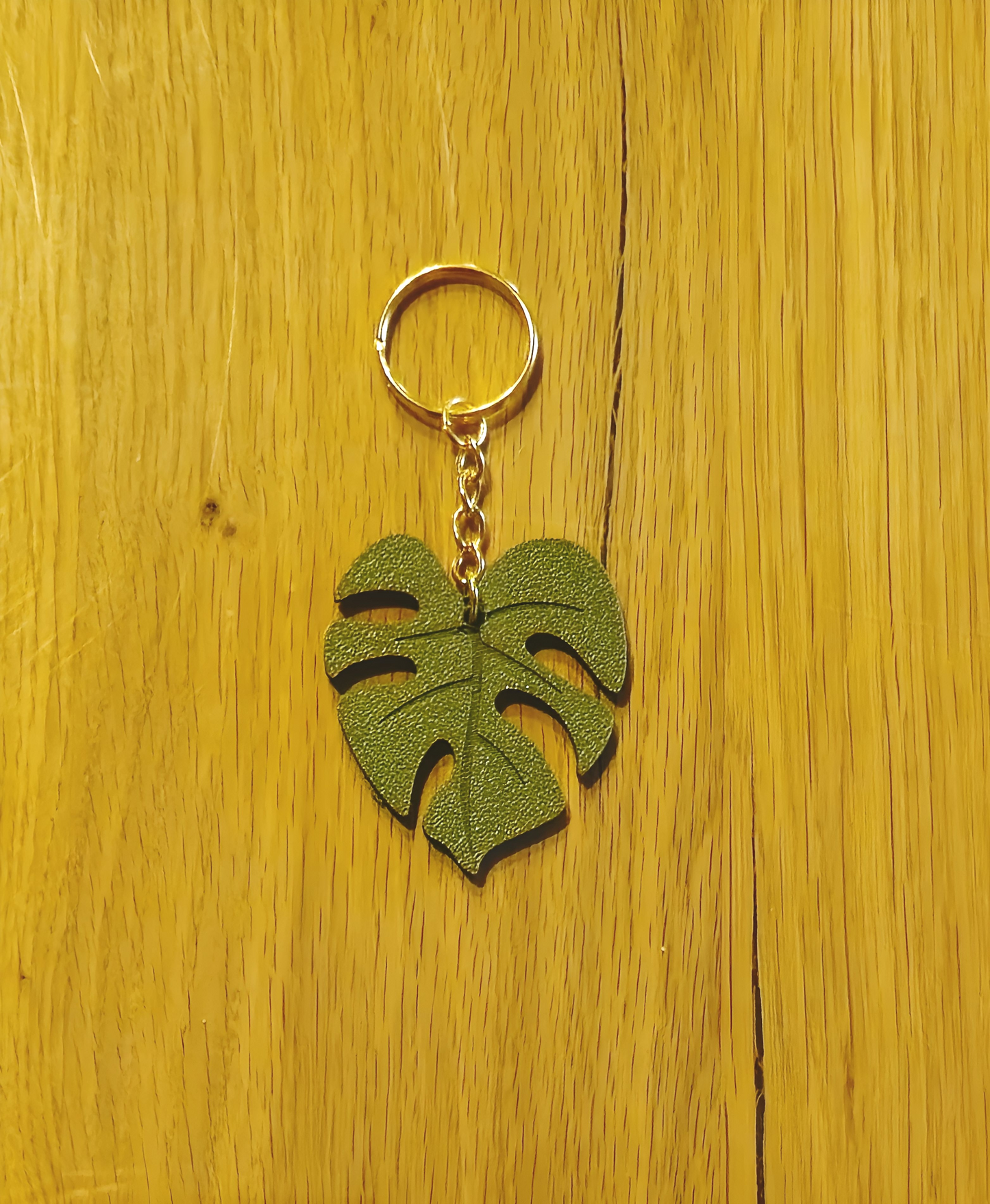 Monstera Schlüsselanhänger