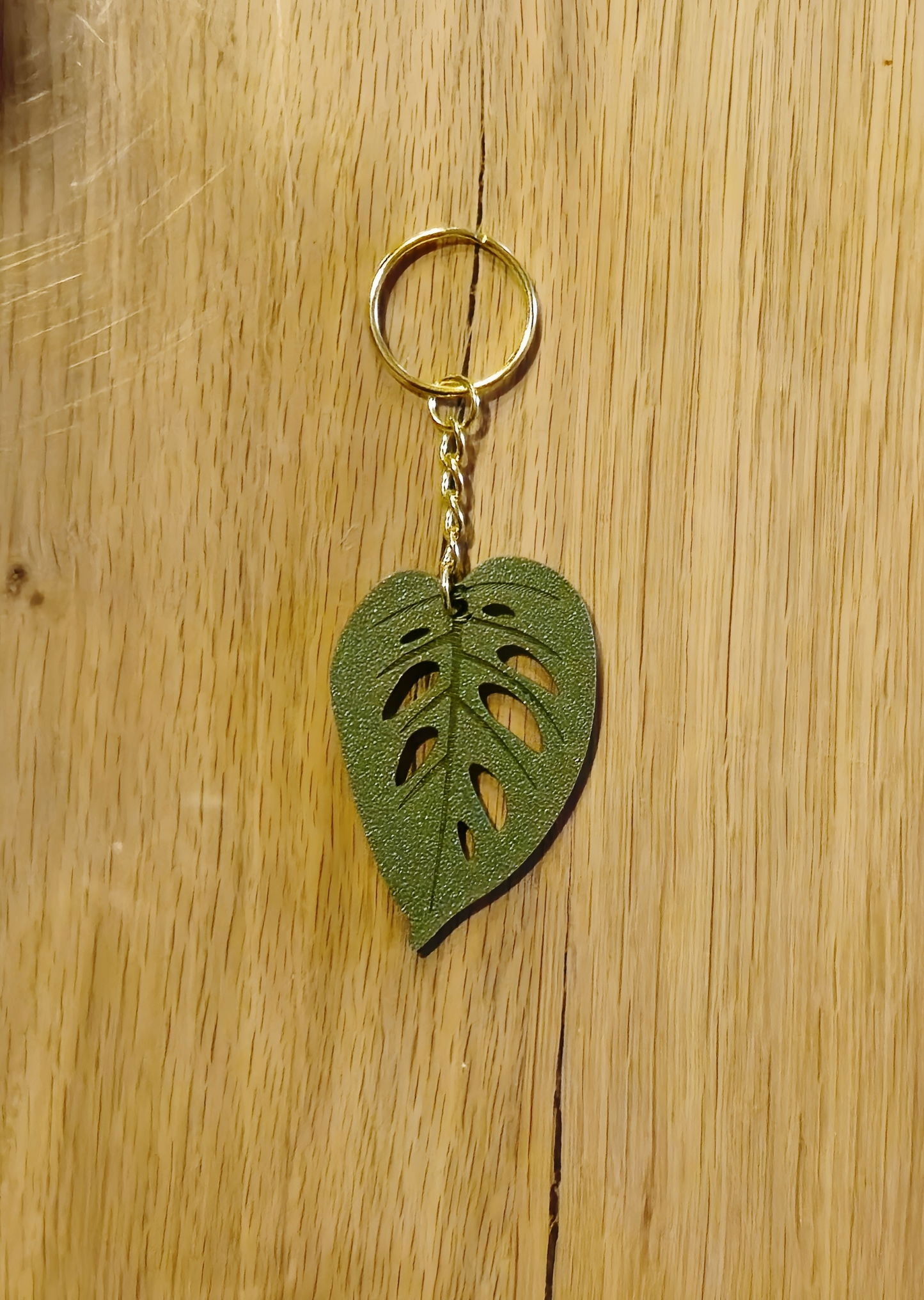 Monstera Schlüsselanhänger