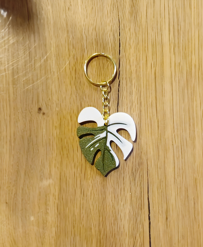Monstera Schlüsselanhänger