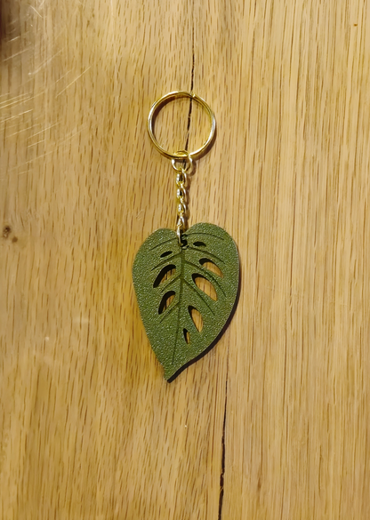 Monstera Schlüsselanhänger