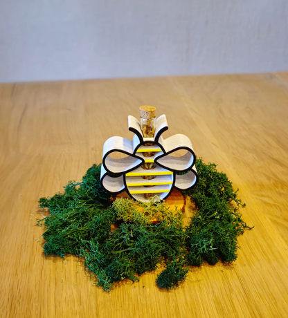 NordGrün Hummel Wildblumensamen im Reagenzglas