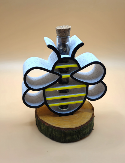 NordGrün Hummel Wildblumensamen im Reagenzglas